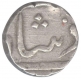 Silver Half Rupee Coin of Imtya ud daula of Broach State.