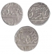 Silver One  Rupee Coins of Sikandar Jah of Farkhanda Bunyad Hyderabad Mint of Hyderabad State.