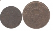 Copper Coins of Muhammad Ismail of  Jaora State.