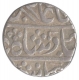 Silver One Rupee Coin of Sawai Jaipur Mint of Karuli State.