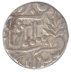 Silver One Rupee Coin of Sawai Jaipur Mint of Karuli State.