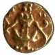 Gold Fanam Coins of Krishna Raja Wodeyar of Mysore State.