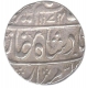 Silver One Rupee Coin of  Narwar Mint of Nawar State.