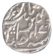 Silver One Rupee Coin of  Mahadji Rao of Pistol Mint Mark near Julus of Nawar State.