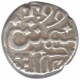 Silver One Fifth  Rupee Coin of  Tellicherry Mint.