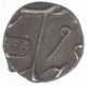 SilverSilver One Eighth  Rupee Coin of Surat Mint.