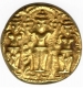 Gold Three Swami Pagoda Coin of Madras Presidency.