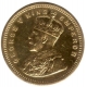 Gold Fifteen Rupees Proof  coin of King George V of 1918.