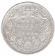 Silver One Rupee Coin of Victoria Queen of Bombay Mint of 1862.