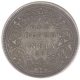 Siver One Rupee Coin of Victoria Queen of Bombay Mint of 1862.