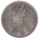 Siver One Rupee Coin of Victoria Queen of Bombay Mint of 1862.