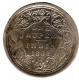 Silver One Rupee Coin of Victoria Queen of Bombay Mint of 1862.