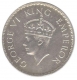 Silver One Rupee Coin of King George VI of 1940.