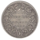 Silver Half Rupee Coin of Victoria Queen of  Bombay Mint of  1875.