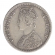 Silver Half Rupee Coin of Victoria Queen of  Bombay Mint of  1875.