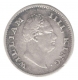 Silver Quarter Rupee Coin King William IIII of Calcutta Mint of 1835.