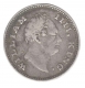 Silver Quarter Rupee Coin of King William III of  Calcutta Mint of 1835.