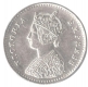 Silver Two Annas Coin of Victoria Empress of  Bombay of 1882.