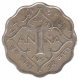 Cupro Nickel One Anna Coin of  King George VI of Calcutta Mint of 1938.