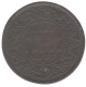 Copper Half Anna Coin of Victoria Empress of Calcutta Mint of 1877.