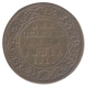 Bronze Quarter Anna Coin of King George V of Calcutta Mint of 1916.