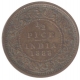 Copper Half Pice Coin of Victoria Empress of Calcutta Mint of 1888.