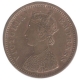 Copper Half Pice Coin of Victoria Empress of Calcutta Mint of 1888.