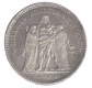 Five Francs coin of France of 1874.