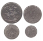 Set of 4 Coins of Victoria of United Kingdom.