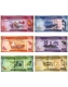 Set of Six Bank Notes of Sri Lanka.