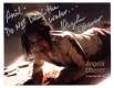 Autograph of Angela Oberer of American actress.