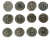 Silver Drachma Coins of  Apollodotos II of Indo Greeks.