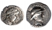 Silver Coins of Eucratides II of Indo Greeks.