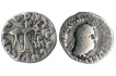 Silver Drachma Coins of Apollodotus II and Menander I of Indo Greeks.