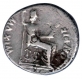 Silver Drachma Coin of Roman Empire.