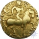 Gold Dinar Coin of Chandragupta II of Gupta Dynasty.