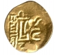 Gold Double Fanam Coin of Imperial Gangas of Orissa.