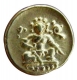 Gold Half Pagoda Coin of Krishnadevaraya of  Vijayanagara Empire.