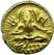 Gold Half Pagoda Coin of Krishnadevaraya of Vijayanagara Empire.