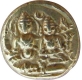 Gold Pagoda Coin of Devaraya I of Vijayanagara Empire.