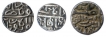 Silver Tanka and Fractions of  Nasir Al-Din Mahmud I of Gujarat Sultanate.