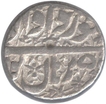 Silver Coin of Akbar of Burhanpur Mint.