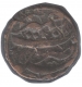 Copper  Dam coin of Jahangir of Ajmer Mint.