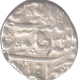 Silver Rupee of Auranzeb Alamgir of Zafarabad Mint.