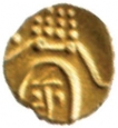 Gold Fanam of Tanjavore of Maratha Confederacy.