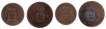 Bronze Coins of Portuguese-India of Carlos I.