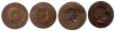 Bronze Coins of Portuguese-India of Carlos I.