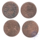 Copper Half Annas of British India.