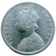 Silver One Rupee Coin of Victoria Queen of Bombay Mint of 1881.