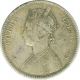 Silver One Rupee Coin of Victoria Queen of Bombay Mint of 1885.